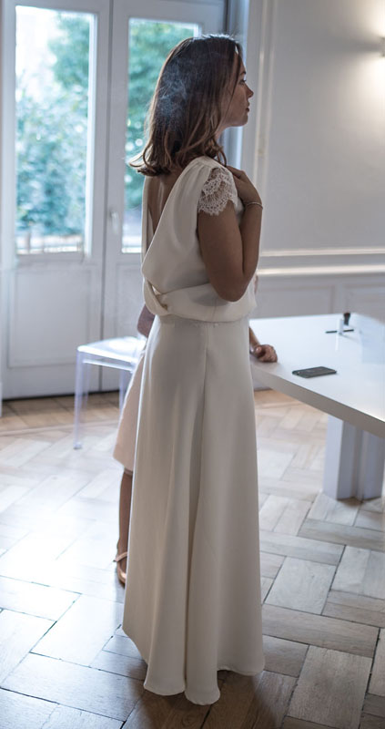 Celine Fourmaintraux Création Robe de Mariée